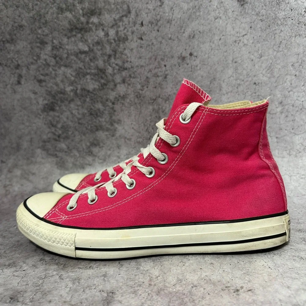 Converse Chuck Taylor All Star Men 9 Women 11 Raspberry Pink 132307F Hi Top